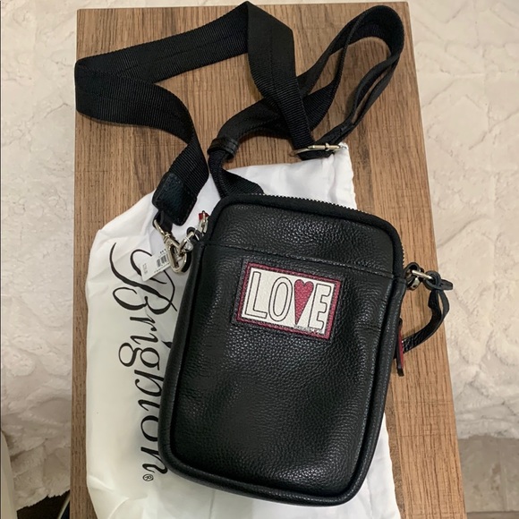 Brighton Love Me Do Leather Utility Bag NWT - Picture 2 of 11